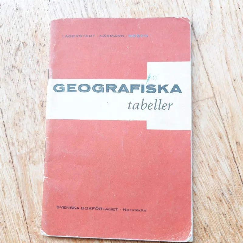 Tradera Geograiska tabeller, 1956> Naturvetenskap