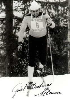 Tradera Gert-Dietmar Klause - OS-silver 1976 - Längdskidor^ Autografer