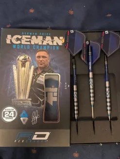 Tradera Dart<Gerwyn Price Iceman 24g World Champion Red Dragon - Dartpilar Tungsten