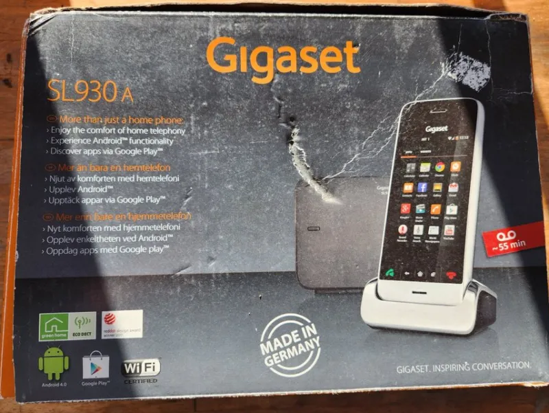 Tradera Fast Telefoni<Gigaset SL930A - Android-baserad hemltelefon