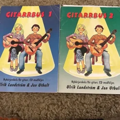 Tradera Gitarrbus 1 & 2 - Ulrik Lundström & Jan Utbul^ Noter & Nothäften