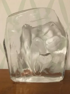 Tradera Glasblock Katt i glas> Glas