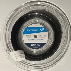 Tradera Badminton<Gosen Ryzonic 65, badminton sena, 0,65 mm x 200 m, svart