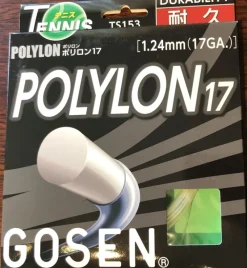 Tradera Tennis<Gosen Tennissena Polyon 17, Diameter:1.31 mm set 12 m, vit tennis sena
