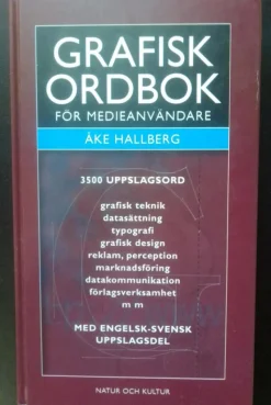Tradera Grafisk Ordbok för Medianvändare av Åke Hallberg> Uppslagsverk & Lexikon