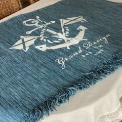 Tradera Grand Design Gobeläng unik väggdekoration sjöbod sjöstuga> Textilier