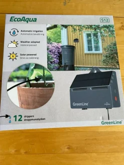 Tradera Bevattning<GREENLINE ECOAQUA S12 Droppbevattningssystem - Nytt!