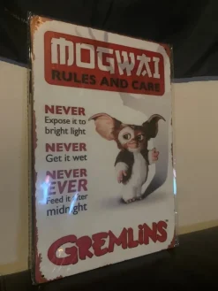 Tradera Gremlins Plåtskylt> Filmmerchandise