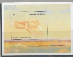 Tradera GRENADA_GRENADINES.: Vackert Postfriskt Block med ZEPPELINARE 1993^ Sydamerika & Karibien