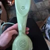 Tradera Fast Telefoni<Grön cobra telefon LM ericsson