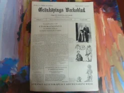 Tradera GRÖNKÖPINGS VECKOBLAD, 1964 AUGUSTI, TIDNING> Tidskrifter