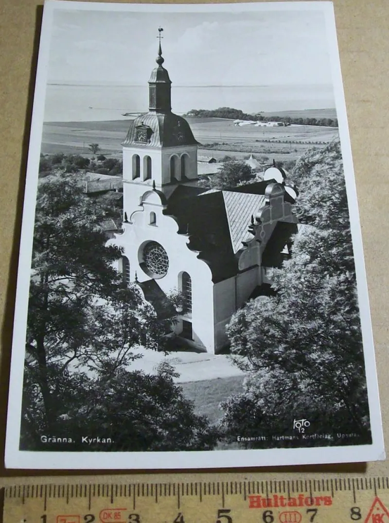 Tradera Gränna. Kyrkan^ Allmänna Motiv