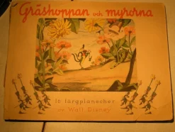 Tradera Gräshoppan och myrorna av Walt Disney, 16 färgplanscher av Walt Disney, samlare^ Disney