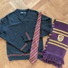 Tradera Övriga Samlarsaker<Gryffindor-outfit - Harry Potter tröja, slips & halsduk (XS)