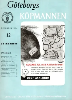 Tradera Göteborgs Köpmannen Nr 12 1956 Julnummer Kungsörnen Almedahls reklam Jul reklam> Företagsrelaterat