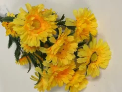 Tradera Konstgjorda Växter<Gula konstgjorda blommor