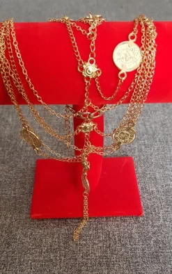 Tradera Fotlänkar<Guldfärgad fotlänk