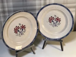 Tradera Gustavsberg - Wilhelm Kåge - 2st 21 cm tallrikar - > Keramik & Porslin, Svenskt