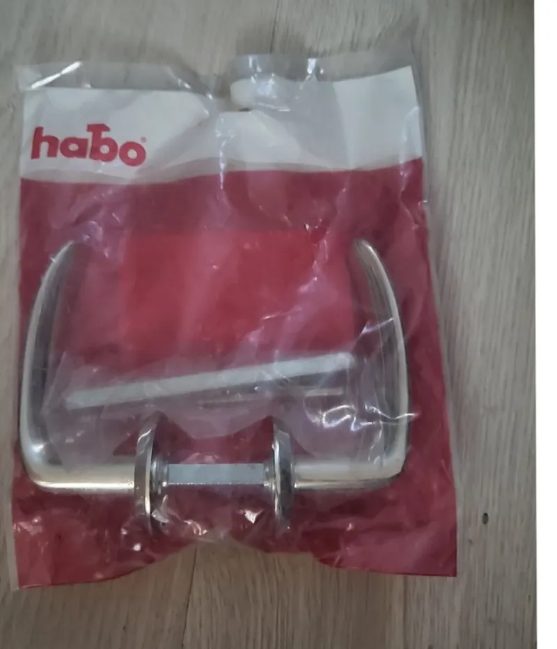 Tradera Habos dörrhandtag - silver> Krokar, Handtag & Beslag