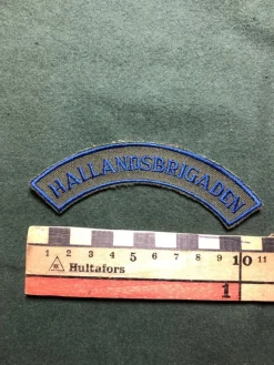 Tradera Militära Samlarsaker<Hallandsbrigaden IB46 Tygmärke