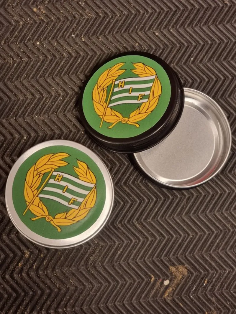 Tradera Tobakiana<Hammarby snusdosa i metall 1st
