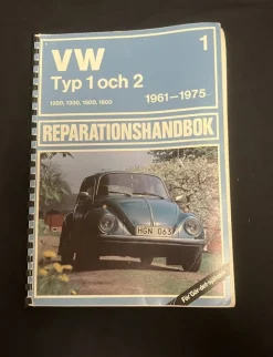 Tradera HANDBOK FÖR BAGGE VW TYP 1 OCH 2 1961-1975 150 SIDOR FINT SKICK^ Service & Reparation
