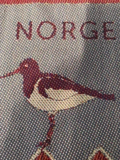 Tradera Handduk/Kökshandduk”NORGE”dukLinneväveriet i Horred Ekelund,Ekelunds Linneväveri> Textilier