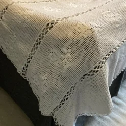 Tradera Handgjord virkad sängöverkast^ Inredning & Hushåll