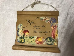 Tradera Handgjorda Pergamenttavlor m Visa Ord.^ Övrig Konst