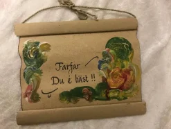 Tradera Handmålning Pergamenttavlor m Visa Ord^ Måleri