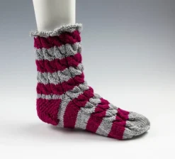 Tradera Handstickade Damsockor Stl. 37-38^ Kläder