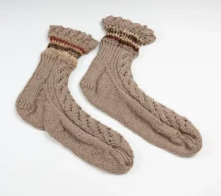 Tradera Handstickade Damsockor Stl. 41/42^ Kläder