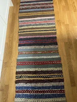 Tradera Handvävd trasmatta 235x65 cm^ Mattor