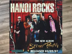 Tradera HANOI ROCKS STREET POETRY 2007 PHOTO POSTER^ Musikposters