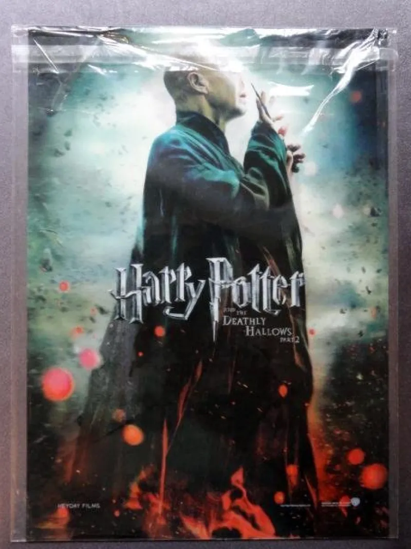 Tradera HARRY POTTER (8) AND THE DEATHLY HALLOWS: PART 2 _ LENTICULAR AFFISCH> Filmmerchandise