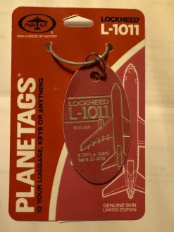 Tradera Hawaiian Airlines plane tag LOCKHEED L-1011 EI-BTN - Unik bit historia^ Flyg