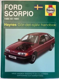 Tradera HAYNES 3030 FORD SCORPIO 1985 till 1994 Gör det själv handbok 2000^ Service & Reparation