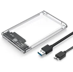 Tradera HDD Case USB 3.0 SATA Enclosure 2.5> Extern Lagring