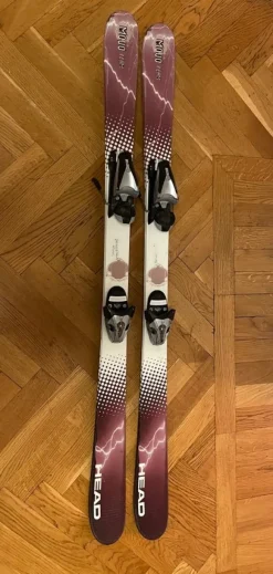 Tradera Alpint<HEAD Skidor med bindningar