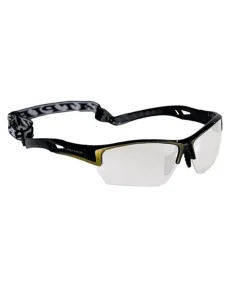 Tradera Innebandy<Hel låda 12 st Fatpipe innebandy glasögon - NYA - junior goggles black/gold