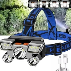 Tradera Helt ny huvudlampa belysning belysningslampa kamping natur superlampa> Belysning & Armaturer