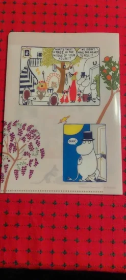 Tradera Kuvert & Brevpapper<Helt ny Moomin Mumin Folder/Clear file 22x15.5cm Made in Japan Kawaii
