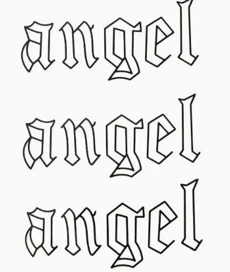 Tradera HELT NYA - 3st Temporära Tatueringar - Angel^ Tatuering