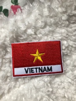 Tradera Helt Nytt Tygmärke ”Vietnam> Tygmärken & Pins