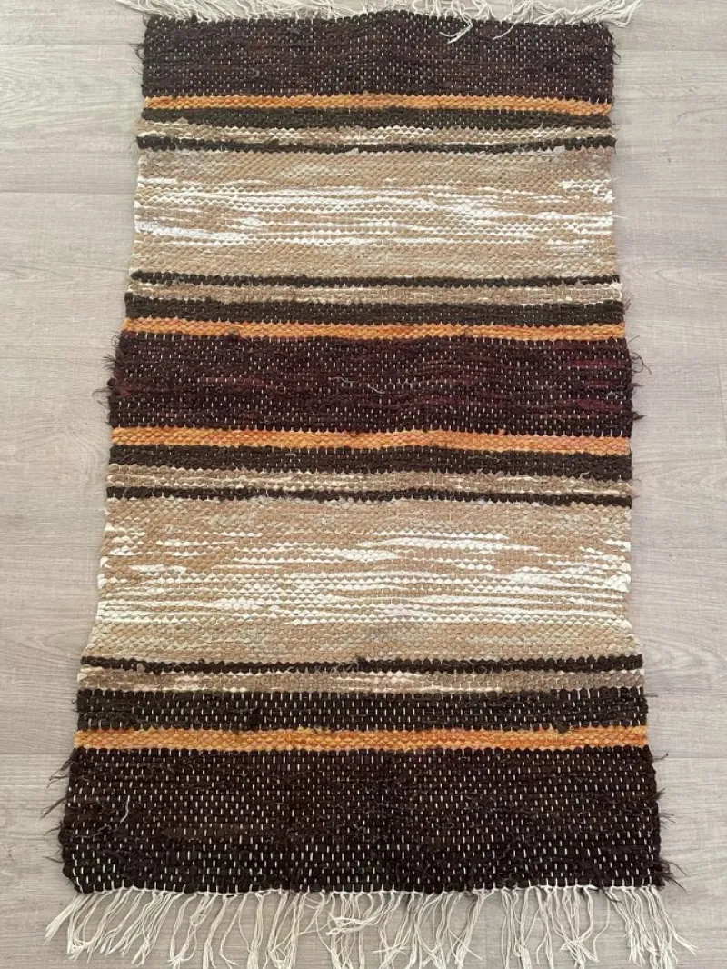 Tradera Hemvävd trasmatta matta^ Inredning & Hushåll