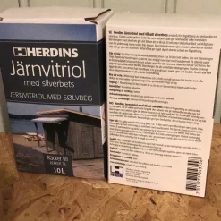 Tradera Herdins Järnvitriol med tillsatt silverbets 2x10L> Färg & Tapeter