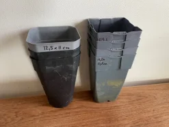 Tradera Krukor & Odlingssystem<Höga krukor i plast