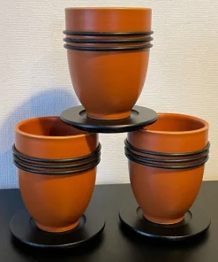 Tradera Höganäs- 3st muggar, Apollo, design Kristina Stark> Keramik & Porslin, Svenskt