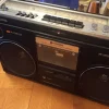 Tradera HITACHI TRK-8080E från 1979, Bergsprängare Boombox radio^ Bärbart