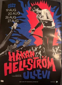 Tradera Håkan Hellström Ullevi 2022 - Turne Affisch^ Musikposters